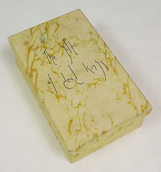 "Rabbit Skull", Simon Costin (British, born 1963), a) bone, silver, rock crystal and hematite; b) paper, silk; c) paper, British