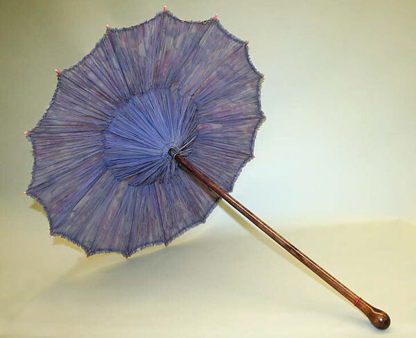 Parasol, silk, wood, French