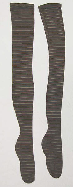 Stockings, Vivienne Westwood (British, 1941–2022), a,b, g, h) wool, elastic; c,d, i, j) synthetic, elastic; e,f) cotton, British