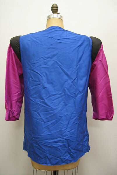 Ensemble, Memphis, a) silk; b,c) leather, rubber, Italian