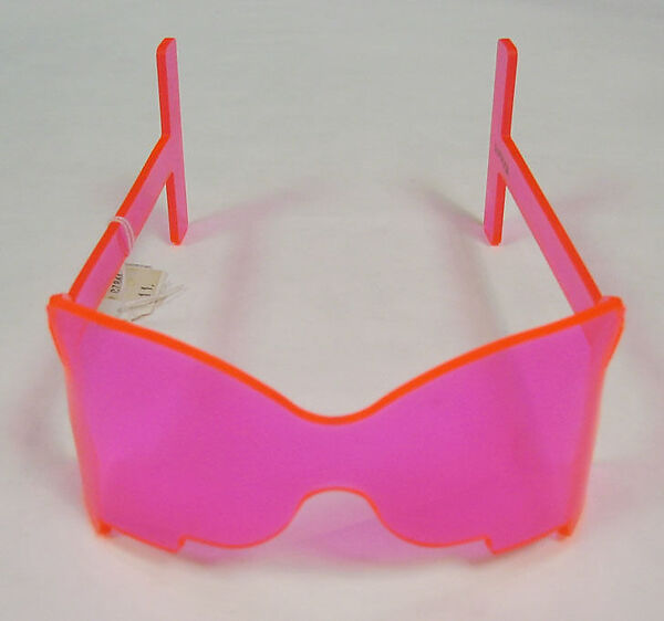 Sunglasses, plastic (acrylic), probably American 