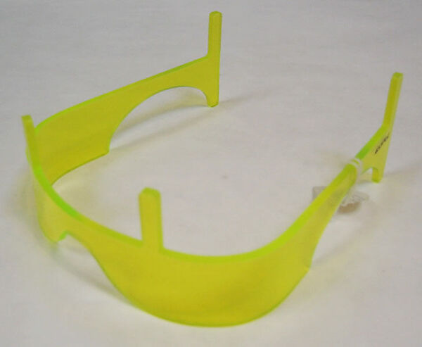 Sunglasses, plastic (polymethyl methacrylate), probably American