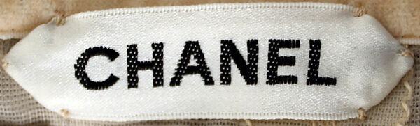 Dress, House of Chanel (French, founded 1910), a) silk, rhinestone, plastic, synthetic; b) silk, rhinestone, plastic, French