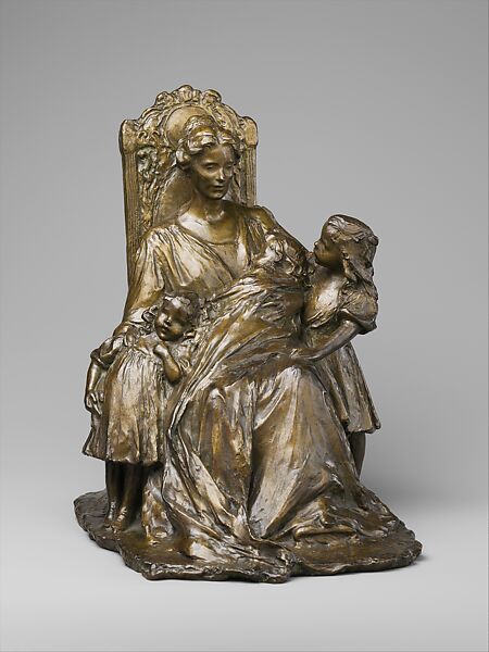 Enthroned, Bessie Potter Vonnoh  American, Bronze, American