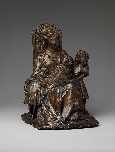 Enthroned, Bessie Potter Vonnoh (American, St. Louis, Missouri 1872–1955 New York), Bronze, American