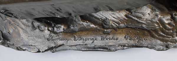 Enthroned, Bessie Potter Vonnoh (American, St. Louis, Missouri 1872–1955 New York), Bronze, American