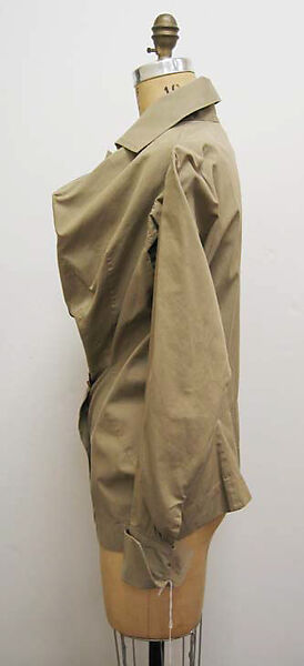 Blouse, Vivienne Westwood (British, founded 1971), cotton, plastic, British