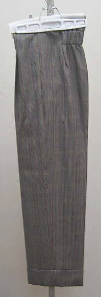 Ensemble, Vivienne Westwood (British, founded 1971), a) cotton, metal; b,c) cotton, plastic; d) cotton, British