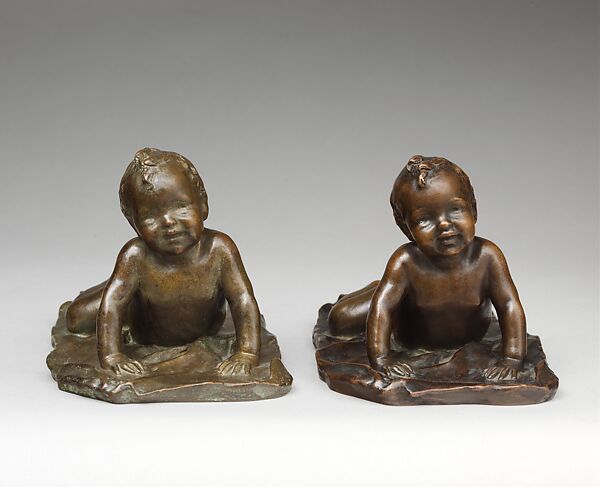 His First Journey, Bessie Potter Vonnoh (American, St. Louis, Missouri 1872–1955 New York), Bronze, American