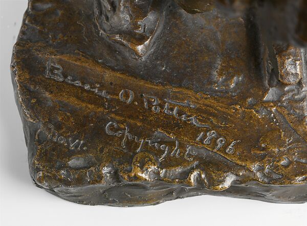 A Young Mother, Bessie Potter Vonnoh (American, St. Louis, Missouri 1872–1955 New York), Bronze, American