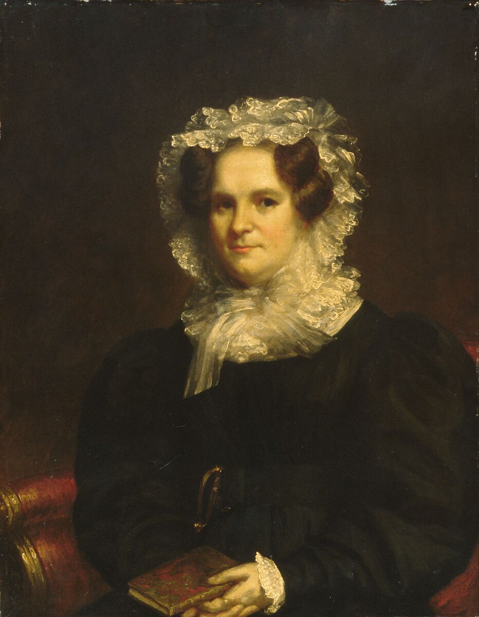 Mrs. Edward Kellogg, Samuel Lovett Waldo (1783–1861), Oil on wood, American 
