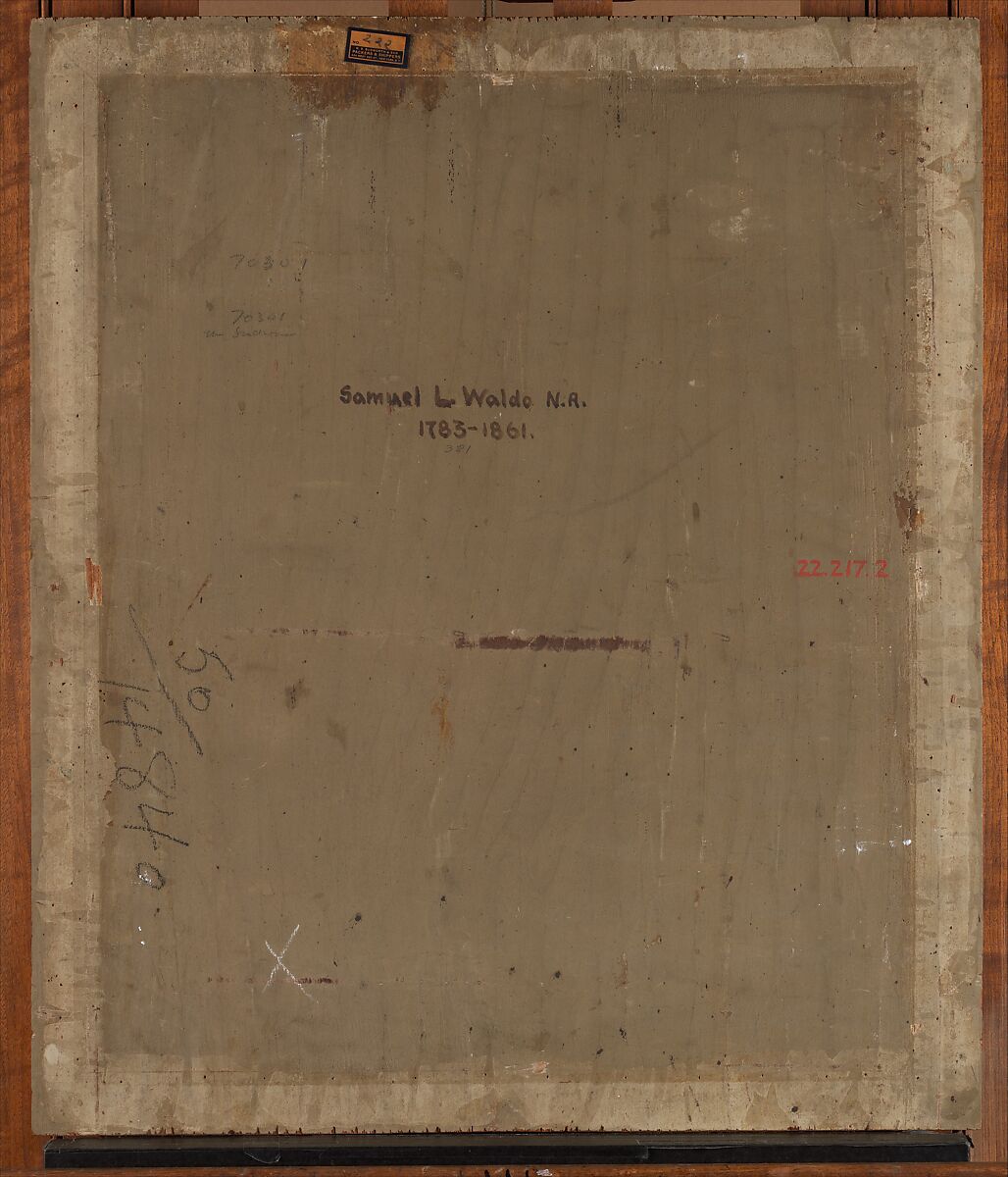 Mrs. Samuel L. Waldo, Samuel Lovett Waldo (1783–1861), Oil on wood, American
