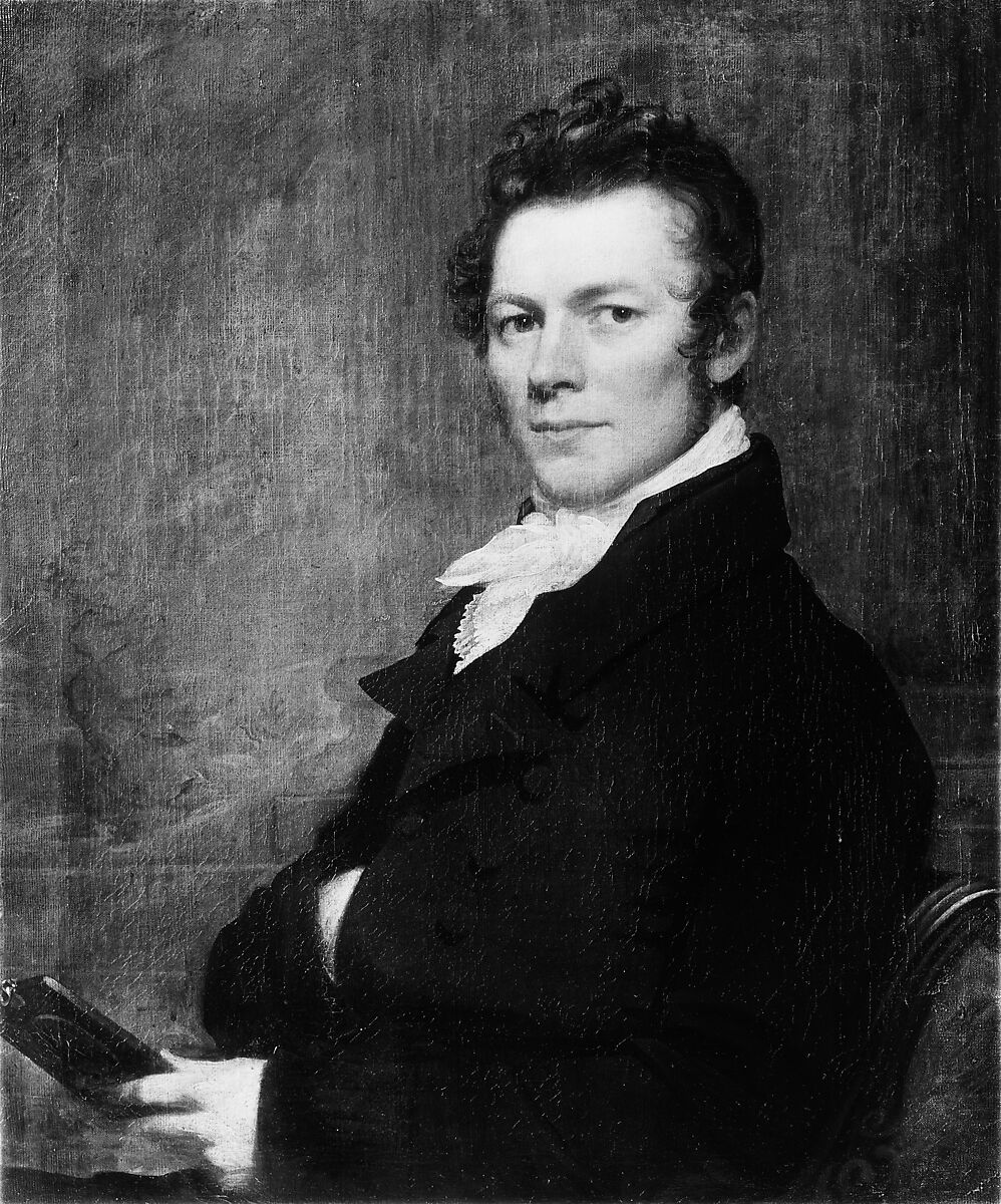 Portrait of a Man, Samuel Lovett Waldo (1783–1861), Oil on canvas, American 