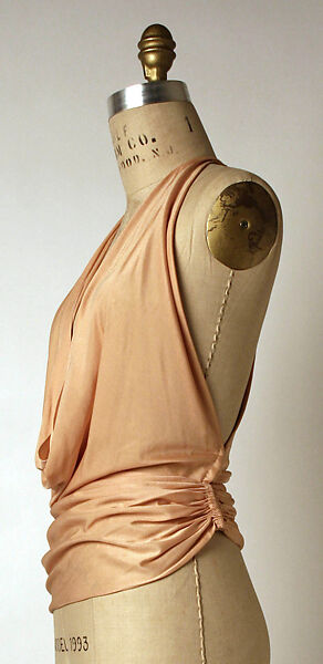 Halter, Madame Grès (Germaine Émilie Krebs) (French, Paris 1903–1993 Var region), silk, French