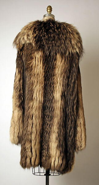 Coat, Fendi (Italian, founded 1925), fur, Italian