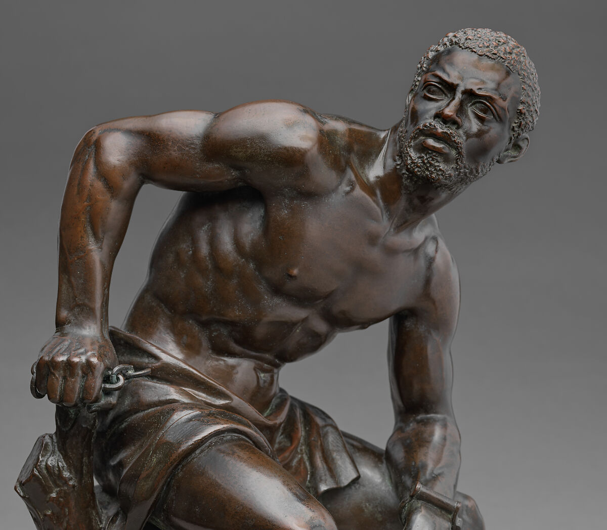 The Freedman, John Quincy Adams Ward (American, Urbana, Ohio 1830–1910 New York), Bronze, American