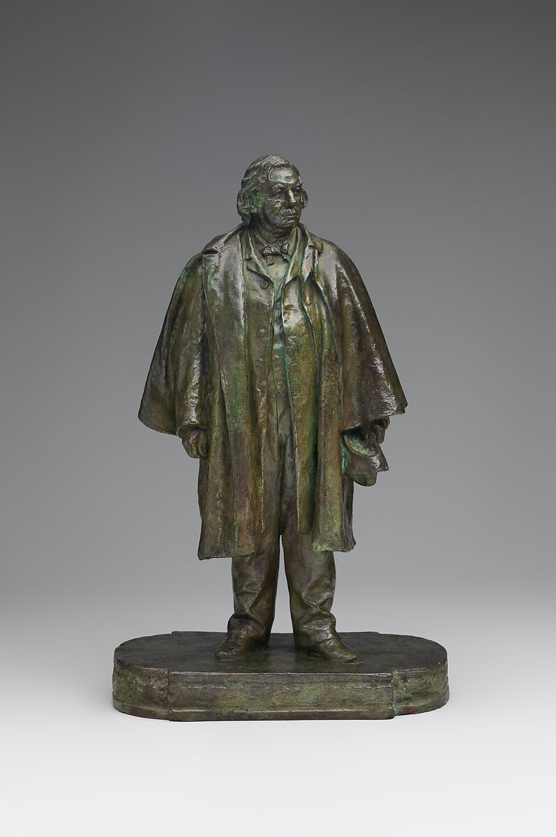 Henry Ward Beecher, John Quincy Adams Ward (American, Urbana, Ohio 1830–1910 New York), Bronze, American 