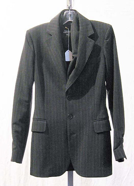 Suit, Jean Paul Gaultier (French, born 1952), a) wool, synthetic; b) wool, synthetic, silk; c,d) wool, French 