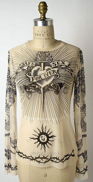 Shirt, Jean Paul Gaultier (French, born 1952), synthetic, French 