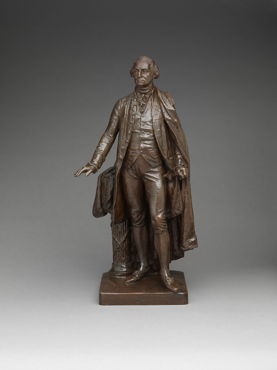 George Washington, John Quincy Adams Ward (American, Urbana, Ohio 1830–1910 New York), Bronze, American 
