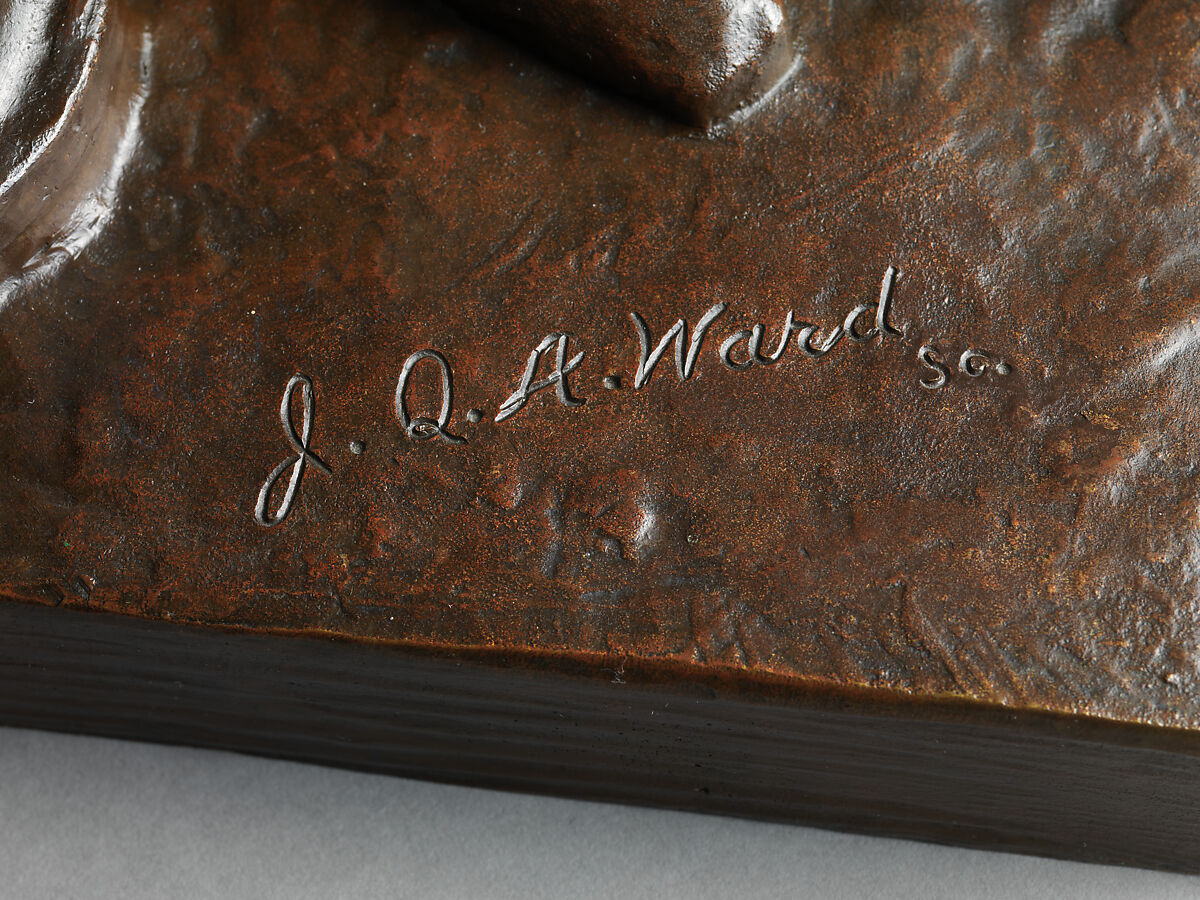 George Washington, John Quincy Adams Ward (American, Urbana, Ohio 1830–1910 New York), Bronze, American