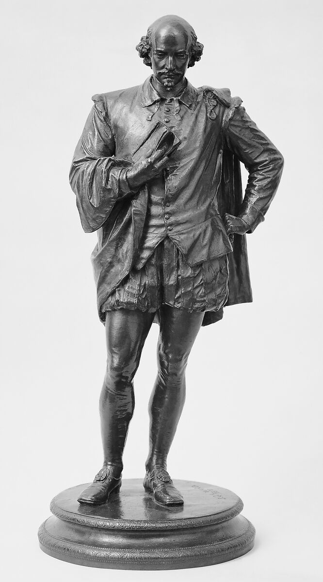 William Shakespeare, John Quincy Adams Ward (American, Urbana, Ohio 1830–1910 New York), Bronze, American 