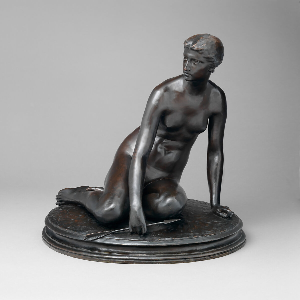 Diana, Olin Levi Warner (American, West Suffield, Connecticut 1844–1896 New York), Bronze, American 