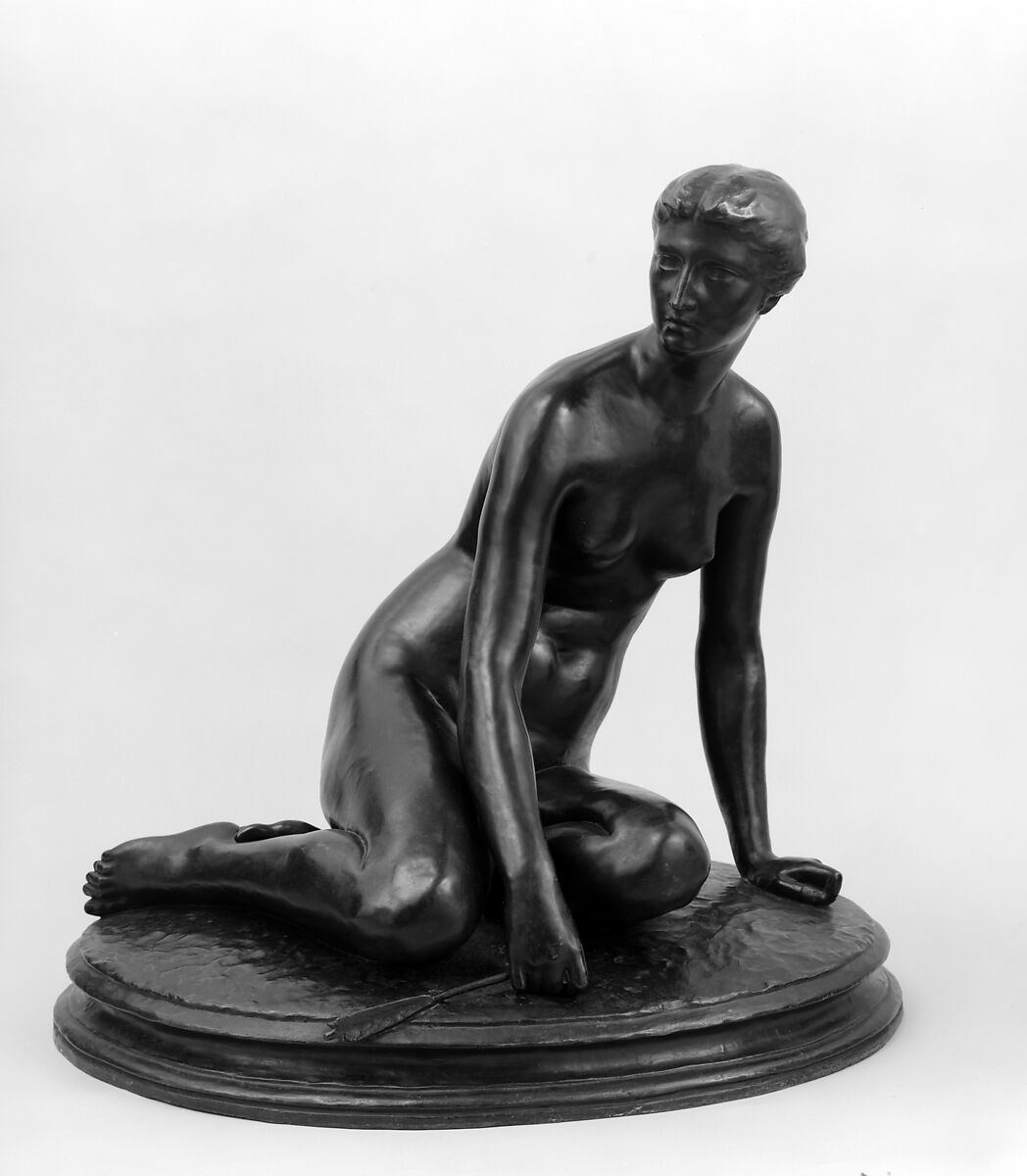 Diana, Olin Levi Warner (American, West Suffield, Connecticut 1844–1896 New York), Bronze, American