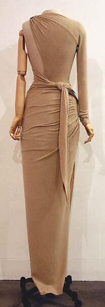 Evening dress, Donna Karan New York (American, founded 1985), wool, metal, American