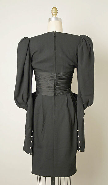 Dress, Emanuel Ungaro (French, 1933–2019), wool, silk, French