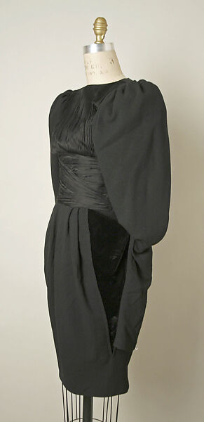 Dress, Emanuel Ungaro (French, 1933–2019), wool, silk, French