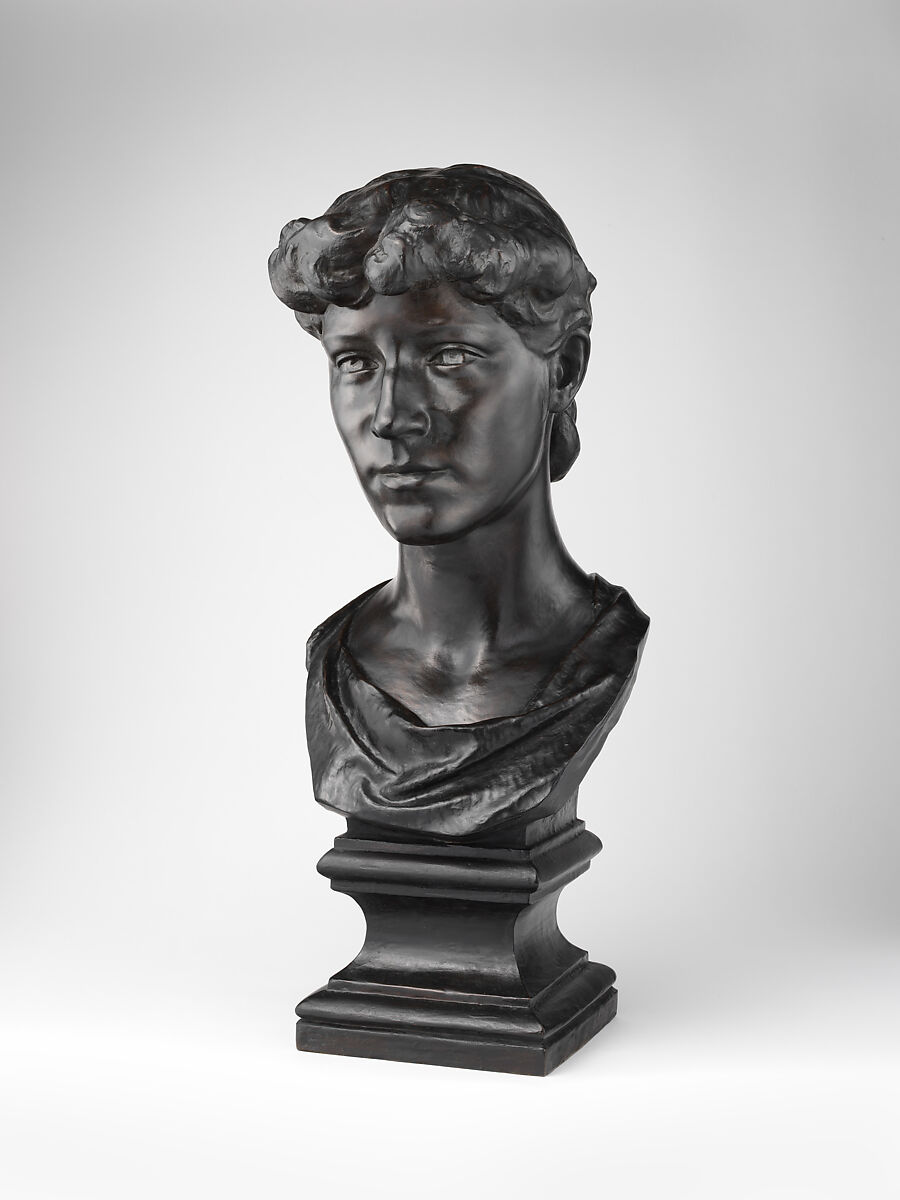 Mrs. Olin Levi Warner, Olin Levi Warner (American, West Suffield, Connecticut 1844–1896 New York), Bronze, American 