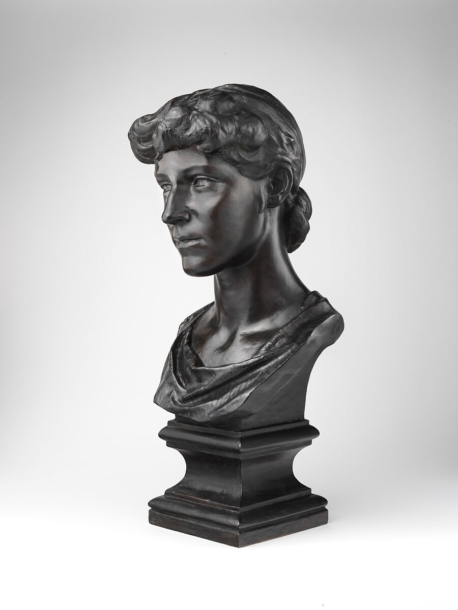 Mrs. Olin Levi Warner, Olin Levi Warner (American, West Suffield, Connecticut 1844–1896 New York), Bronze, American