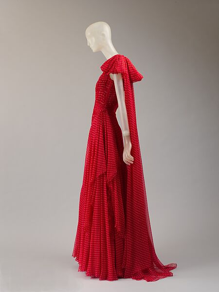 Dress, Valentino S.p.A. (Italian, founded 1959), silk, synthetic, Italian
