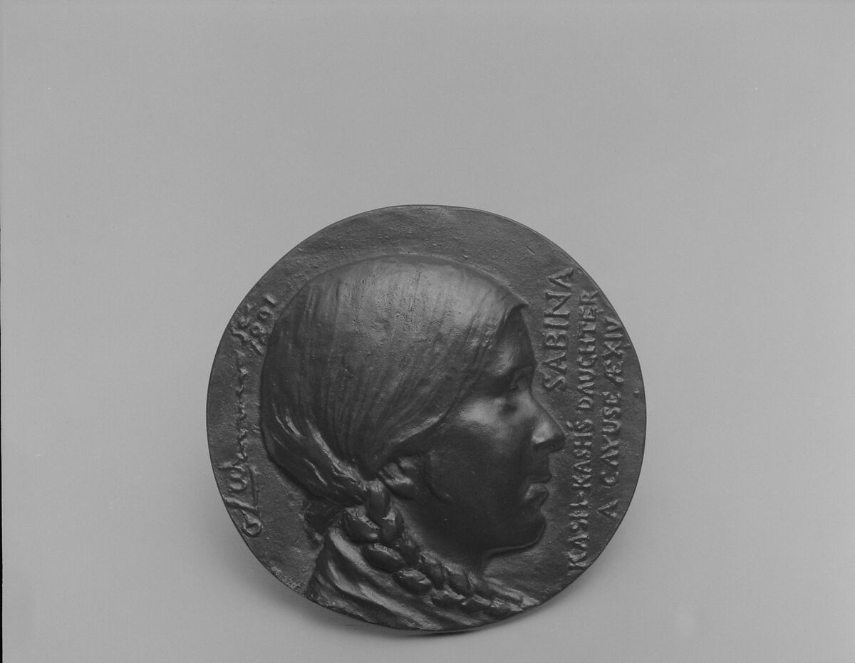 Sabina, a Cayuse, Olin Levi Warner (American, West Suffield, Connecticut 1844–1896 New York), Bronze, American 