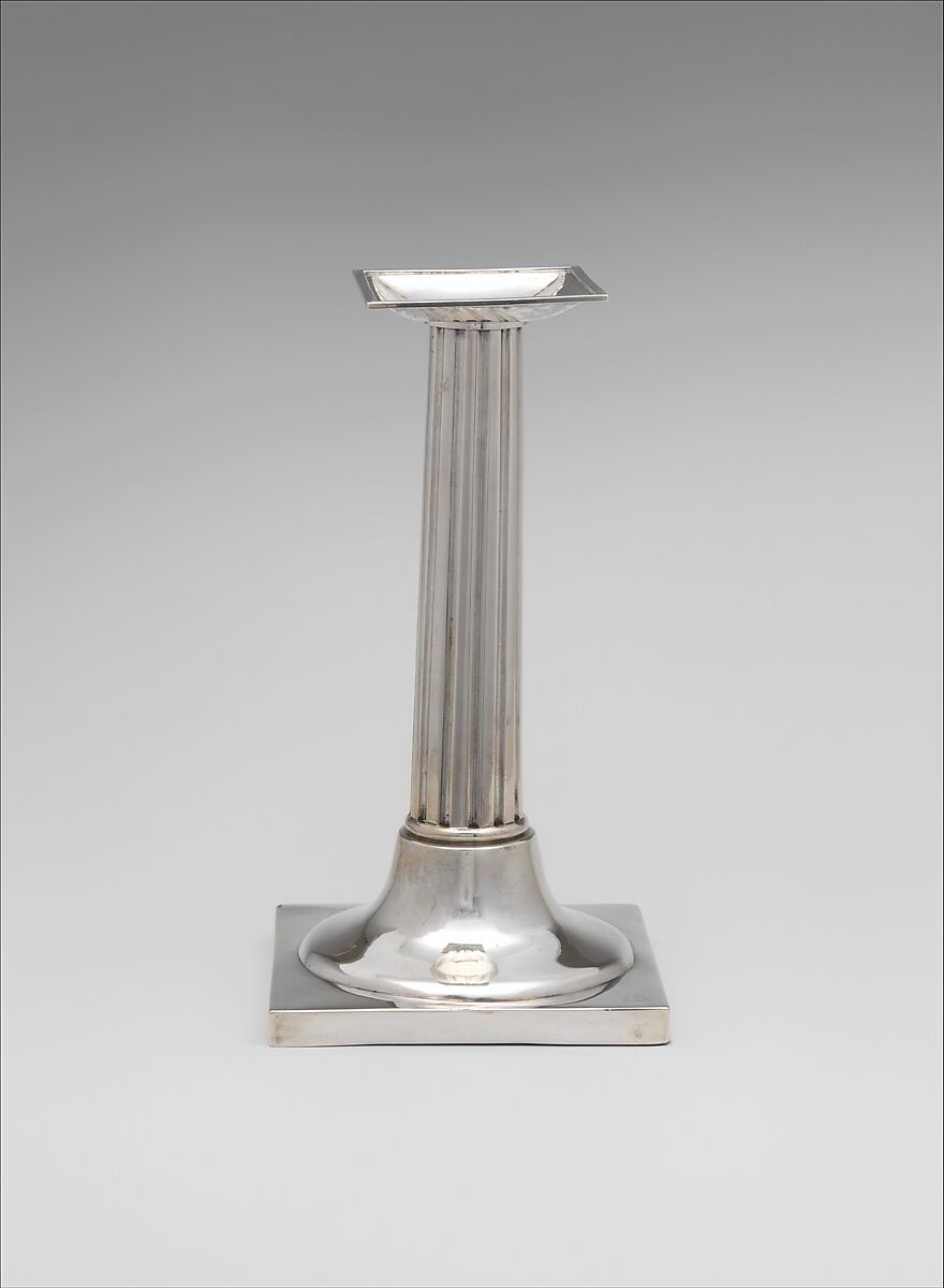 Candlestick, Isaac Hutton  American, Silver, American