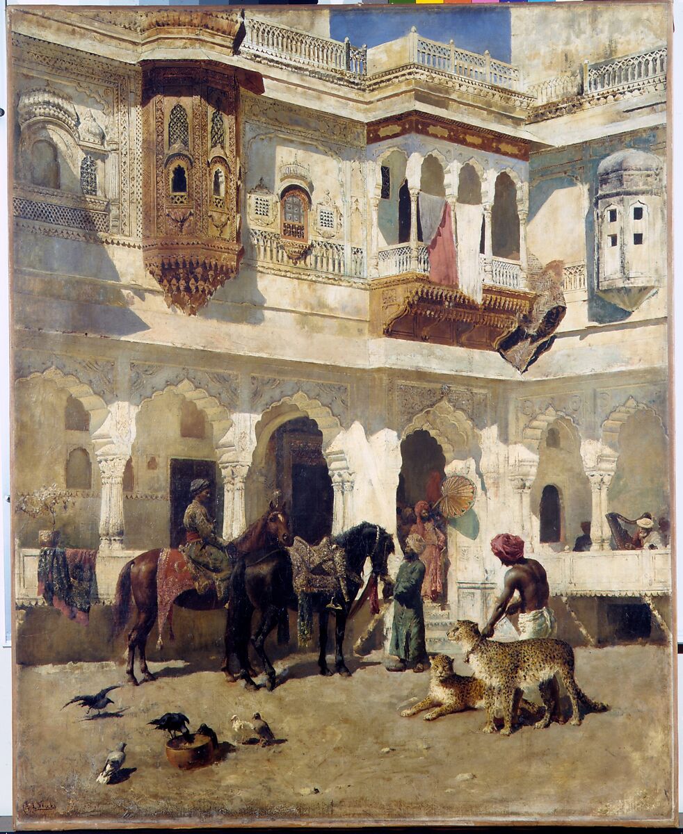 The Rajah Starting on a Hunt, Edwin Lord Weeks (American, Boston, Massachusetts 1849–1903 Paris), Oil on canvas., American 