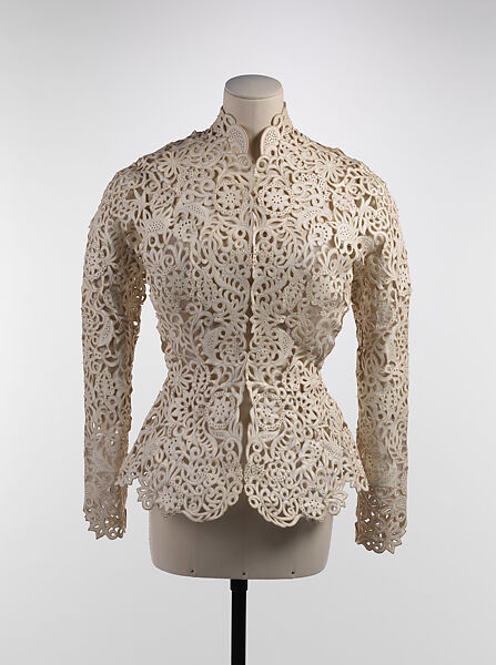 Jacket, House of Dior (French, founded 1946), leather, silk, French 