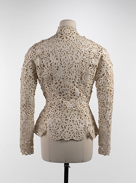 Jacket, House of Dior (French, founded 1946), leather, silk, French