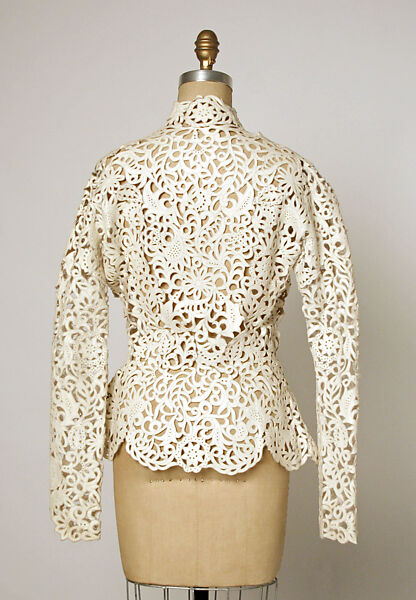Jacket, House of Dior (French, founded 1946), leather, silk, French