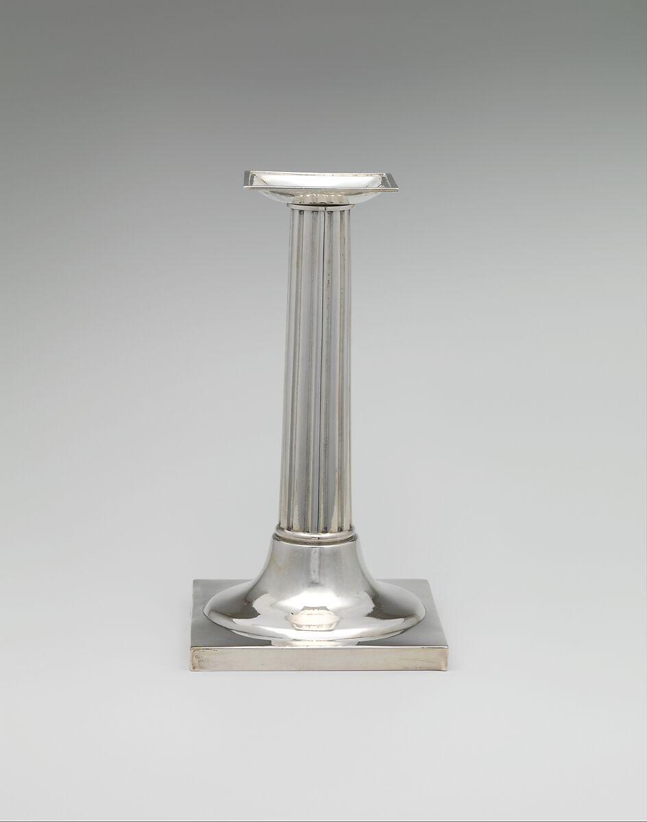 Candlestick, Isaac Hutton  American, Silver, American