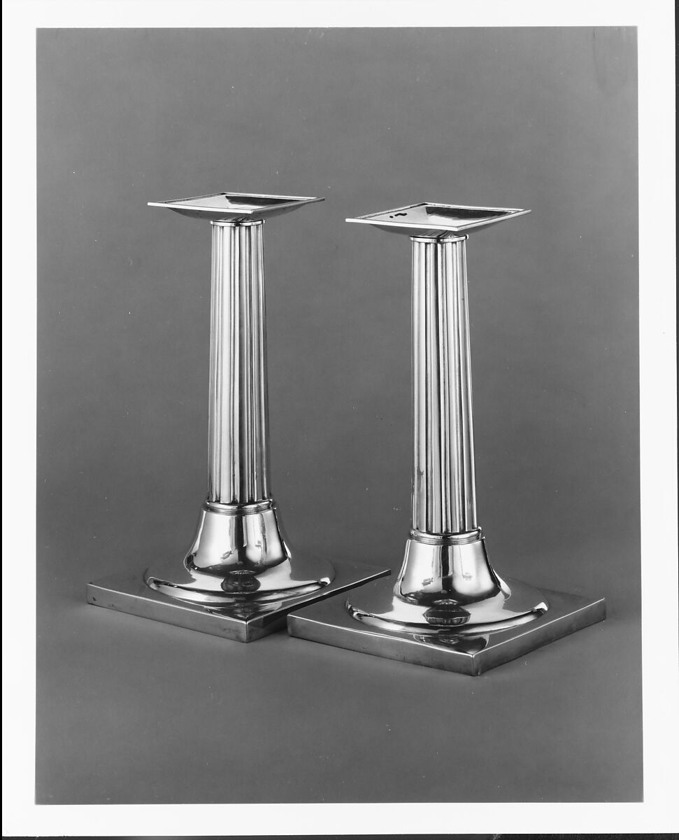 Candlestick, Isaac Hutton (American, New York 1766–1855 Albany, New York), Silver, American