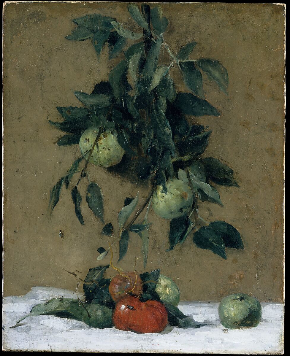 Fruit, Julian Alden Weir (American, West Point, New York 1852–1919 New York), Oil on canvas, American 