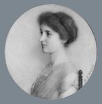 Mrs. S. Keith Evans, Mabel R. Welch  American, Watercolor on ivory, American