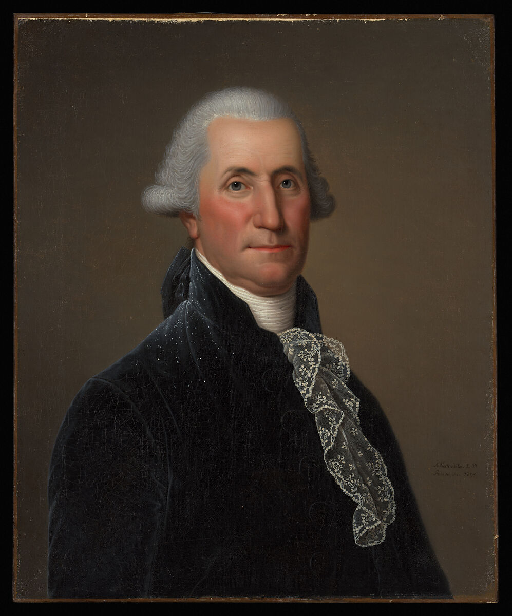 George Washington, Adolph Ulrich Wertmuller (Stockholm 1751–1811 Naamans Creek, Delaware), Oil on canvas, American
