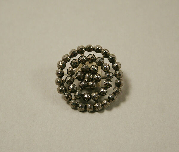 Button, Marquesite, American or European 