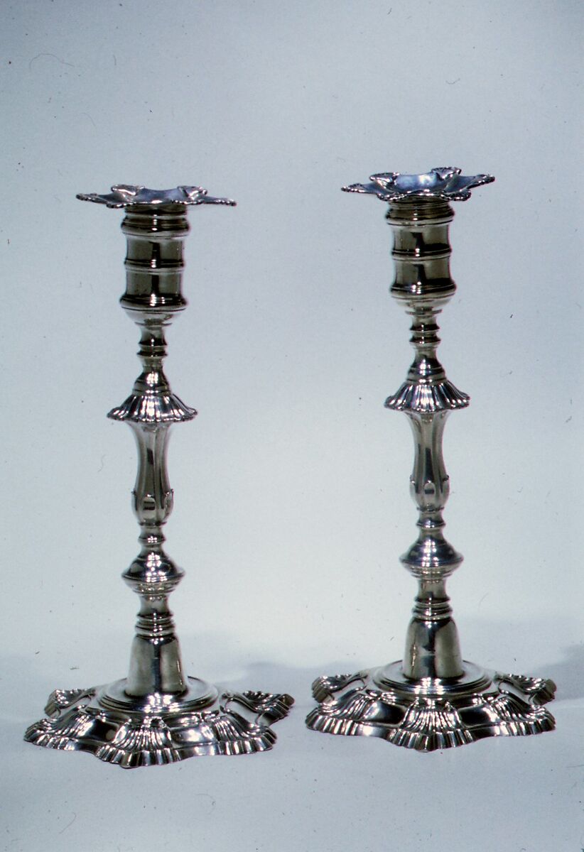 Candlestick, Myer Myers (1723–1795), Silver, American