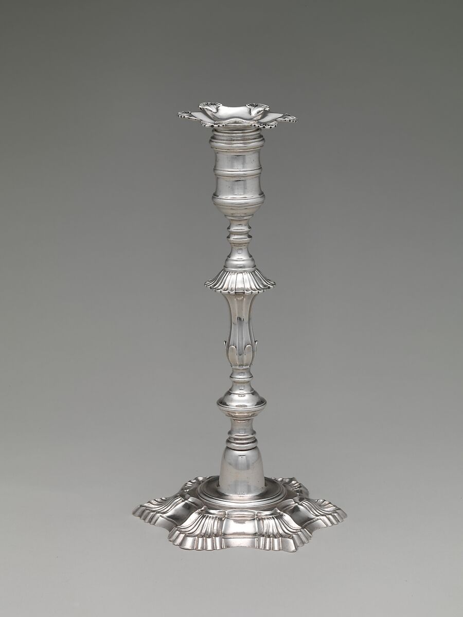 Candlestick, Myer Myers (1723–1795), Silver, American 