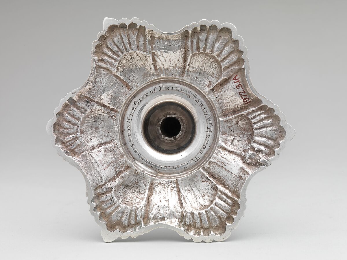 Candlestick, Myer Myers (1723–1795), Silver, American