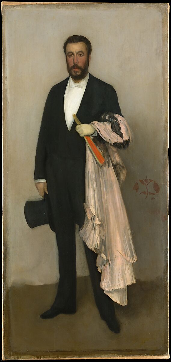 James Mcneill Whistler Arrangement In Flesh Colour And Black Portrait Of Theodore Duret American The Metropolitan Museum Of Art